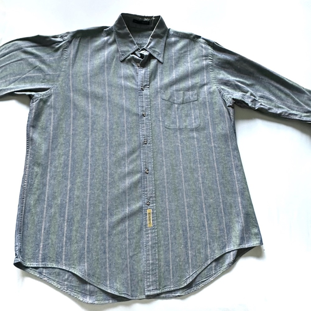 Vintage Striped Button Down Shirt